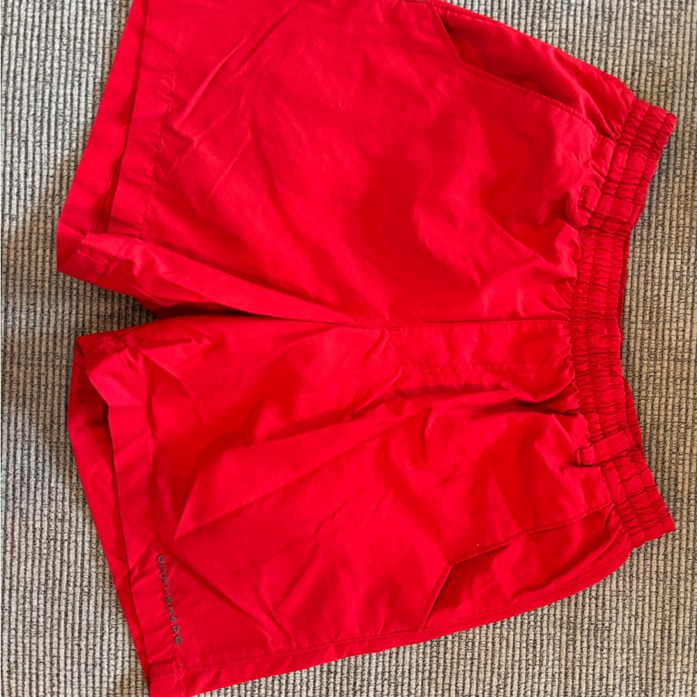 Columbia Red Sports Shorts